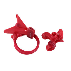 soporte dblue flexible para smartphone con rotacion 360°, incluye clip para diferentes superficies. red