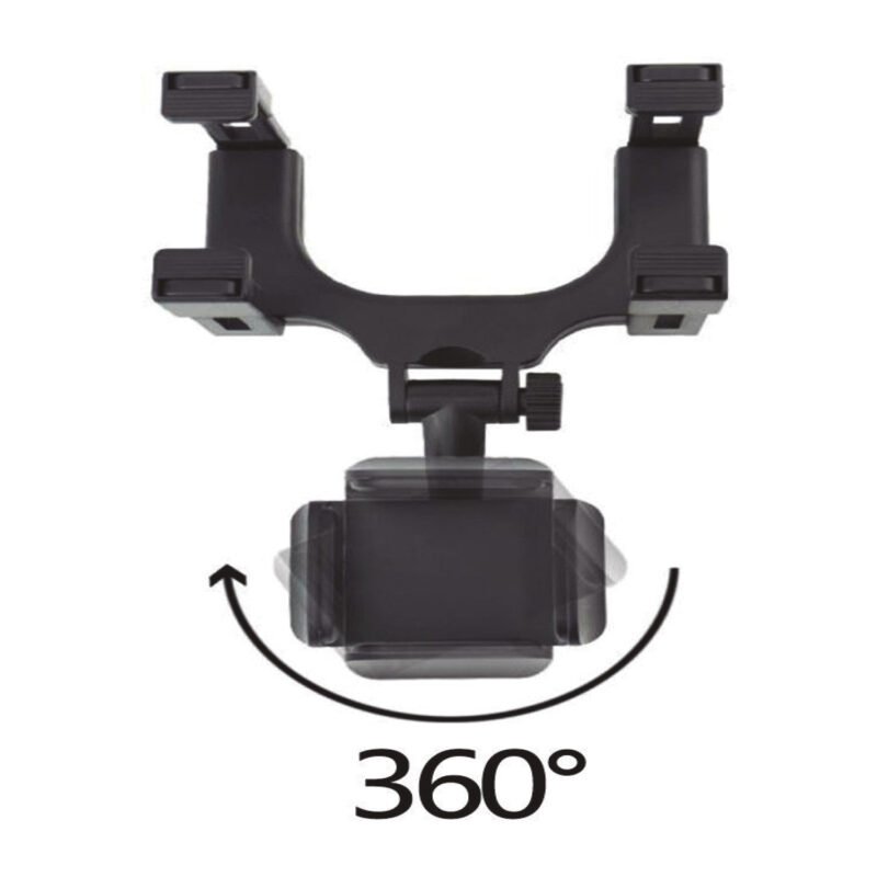 soporte smartphone espejo retrovisor — vista 3