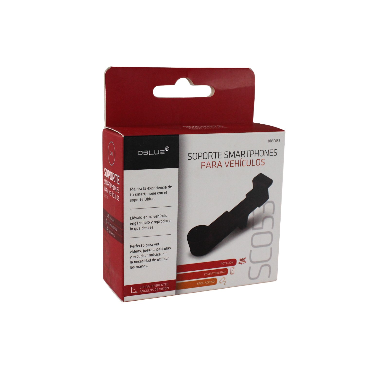 soporte dblue universal para automovil, gira 360°, compatible smartphones y gps. soporte dblue universal para automovil, gira 360°, compatible smartphones y gps.