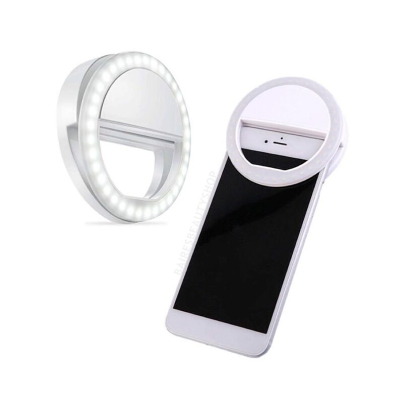 aro de luz dblue, 3 niveles de intensidad, compatible smartphones, funciona con pilas aaa. — vista 3