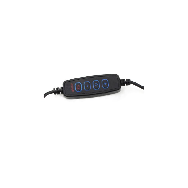 aro de luz dblue portatil con led de 3 niveles, usb, regulable y giro 360°. — vista 2