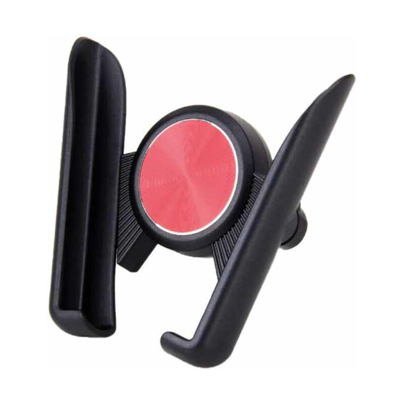soporte compacto para telefono, rejilla de auto, material abs, compatible celulares de 5.2" a 6.7".