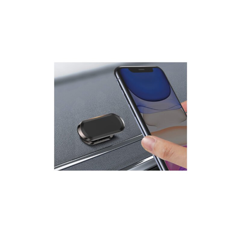 soporte dblue para automovil, smartphone rotacion 360°, rotula ajustable, adhesivo super stick, aleacion de zinc y abs. — vista 2