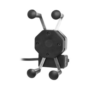 soporte dblue universal para smartphone, conexion usb, silicona, flexible 360 grados.