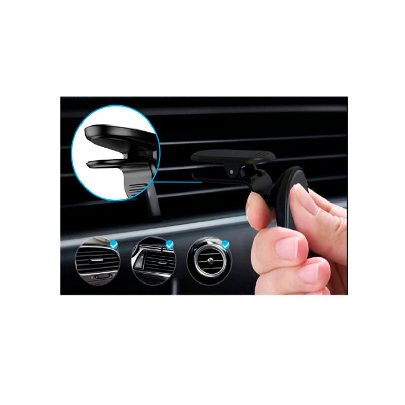 soporte dblue universal magnetico para celulares, pinza resistente, rotacion 360°, flexible, almohadilla de silicona. — vista 2