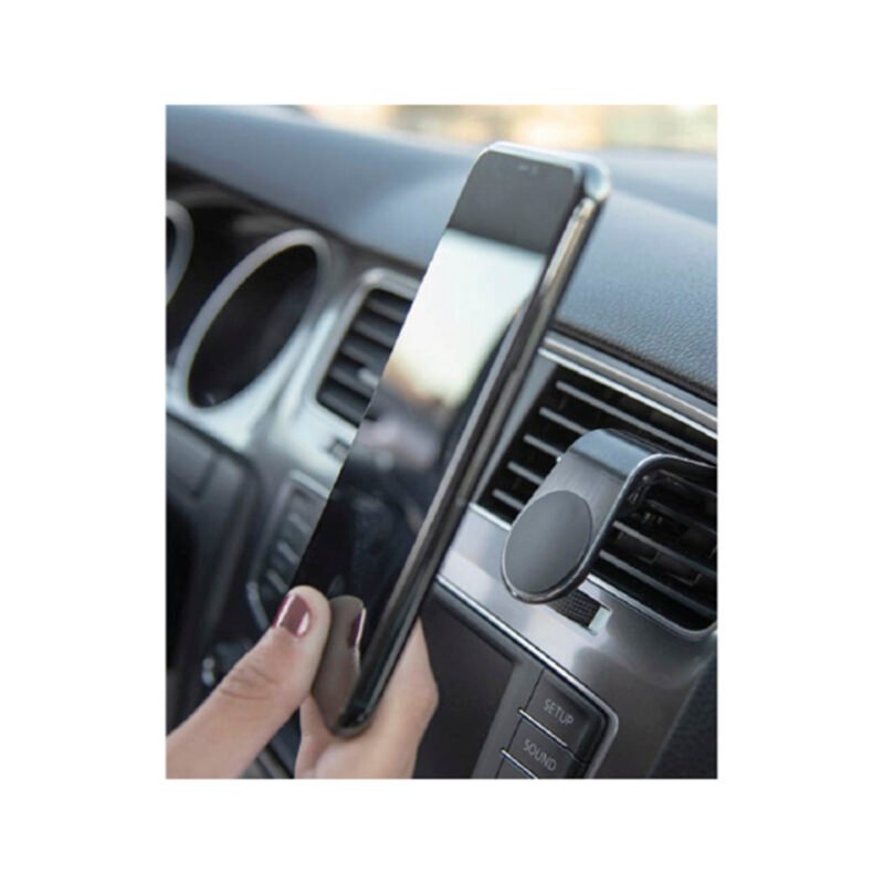 soporte dblue universal magnetico para celulares, pinza resistente, rotacion 360°, flexible, almohadilla de silicona. — vista 3