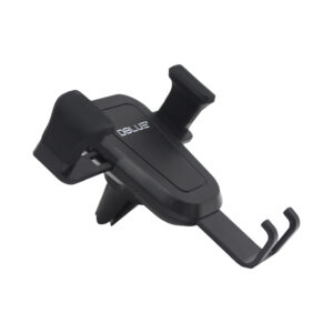 soporte dblue universal para automovil, flexible 360°, almohadilla de silicona, clip ajustable, para dispositivos de 55 88mm.