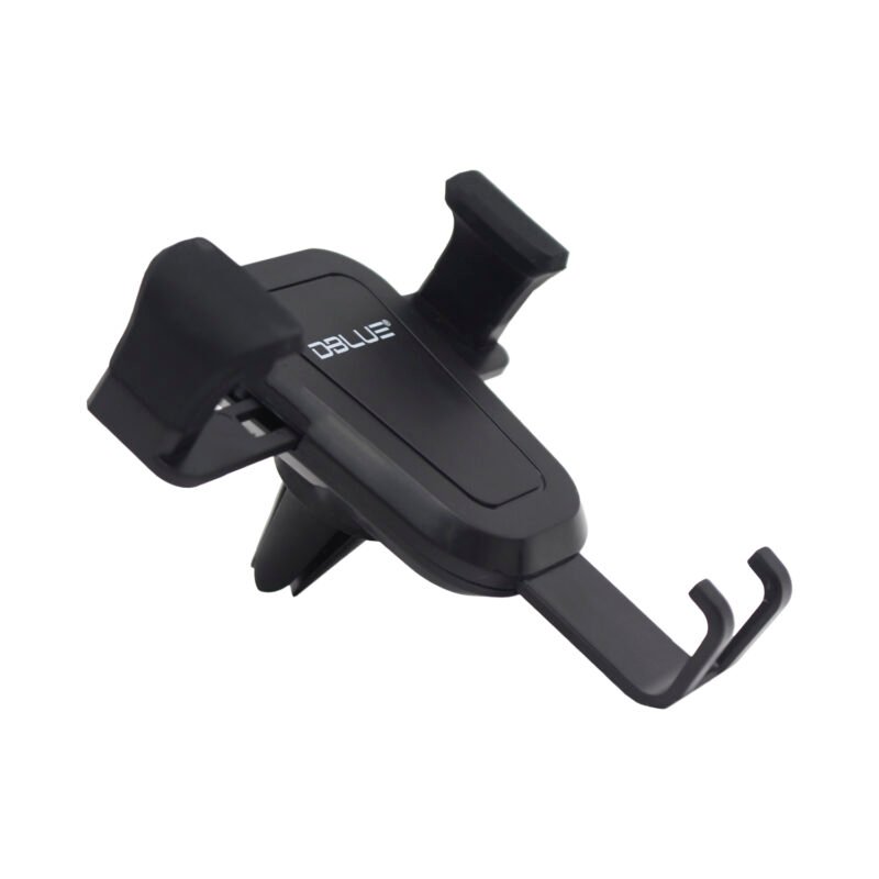 soporte dblue universal para automovil, flexible 360°, almohadilla de silicona, clip ajustable, para dispositivos de 55 88mm.