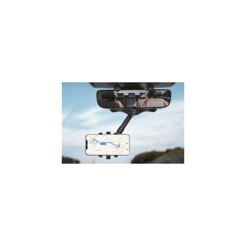 soporte dblue universal para espejo retrovisor, giratorio 360°, facil instalacion, material abs. — vista 2