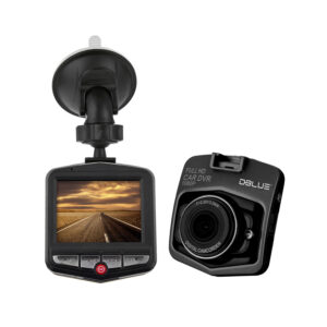 camara de auto dblue dvr 1080p full hd, angular 170°, vision nocturna, sensor g, lcd 2.4", h.264, tf hasta 32gb. black