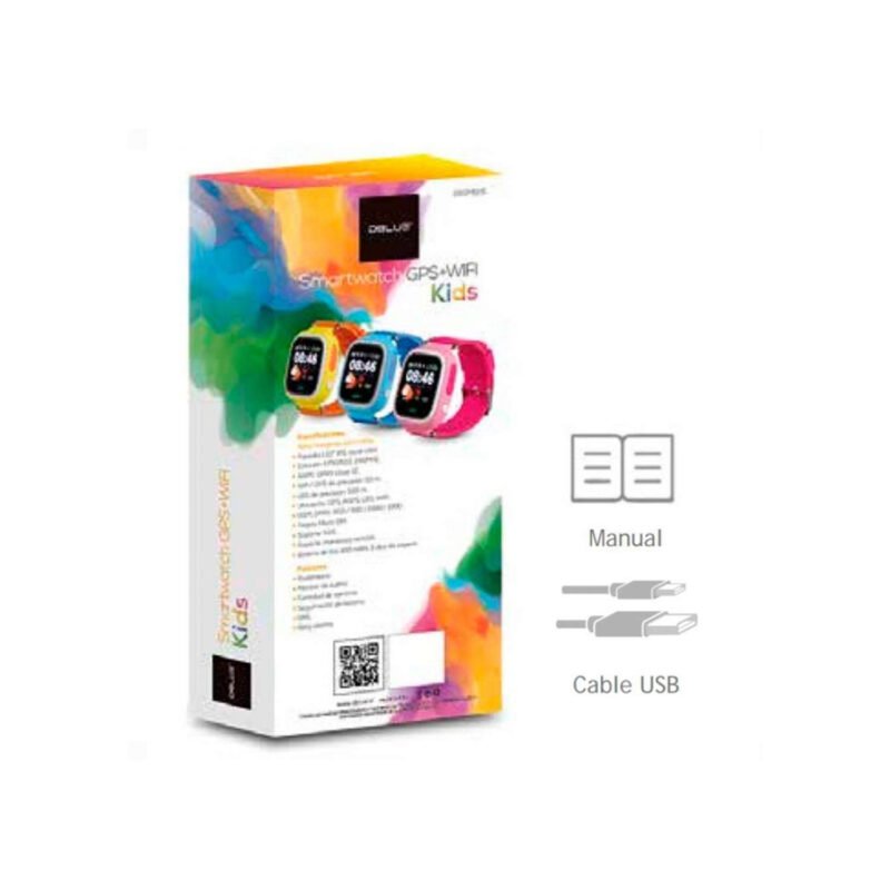 reloj smartwatch con wifi + gps, yellow — vista 2