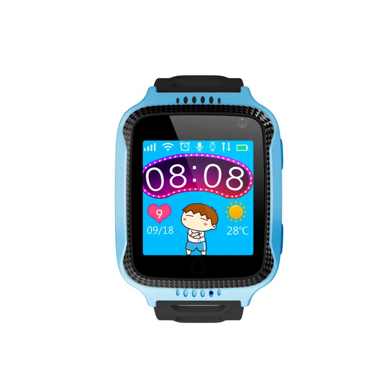 reloj smartwatch gps + sos, blue — vista 5