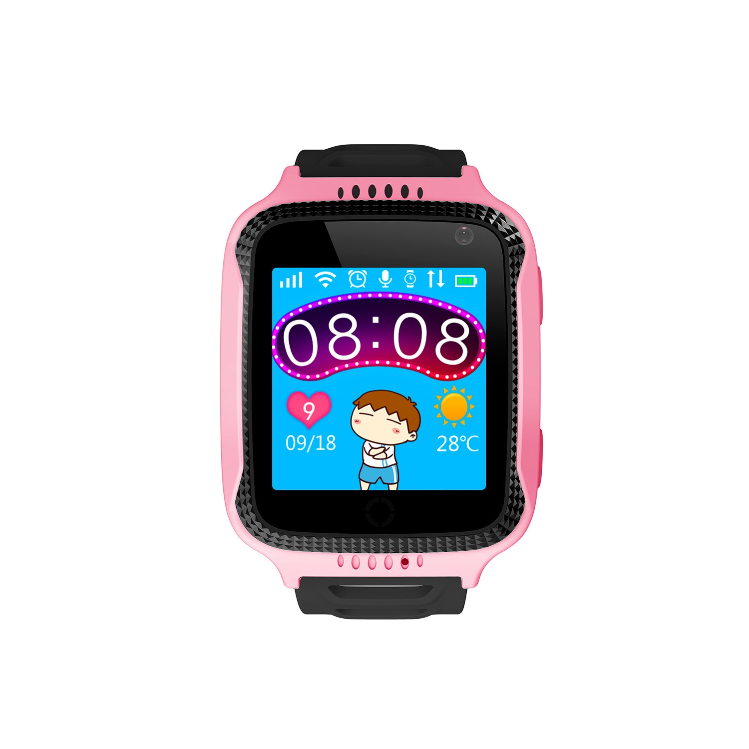 reloj smartwatch gps + sos, pink reloj smartwatch gps + sos, pink