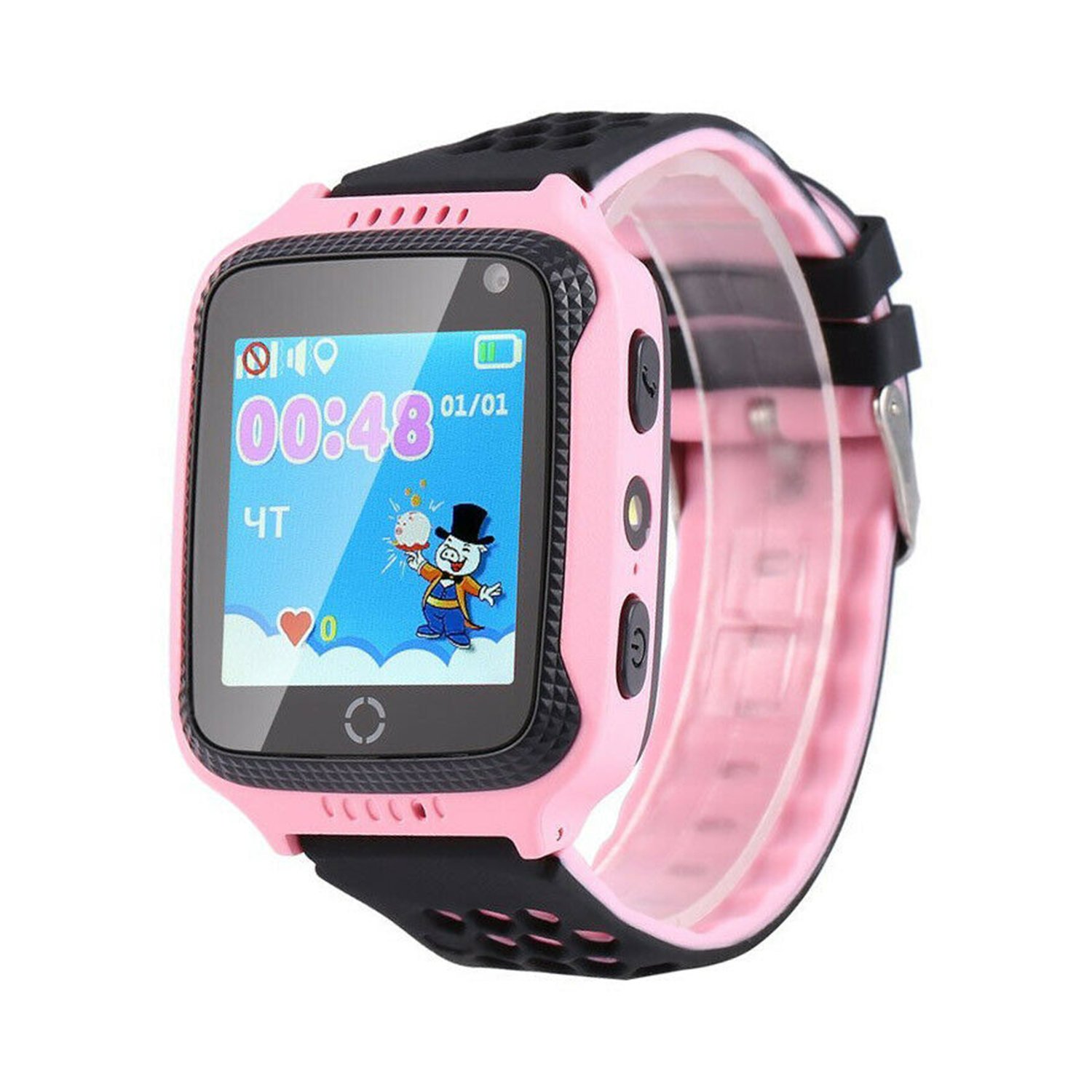 reloj smartwatch gps + sos, pink reloj smartwatch gps + sos, pink