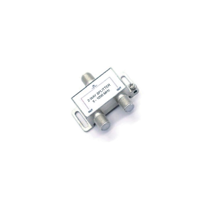 splitter coaxial television satelital 5 1000mhz 2 salidas — vista 2