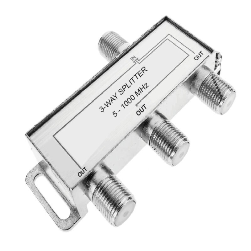 splitter coaxial television satelital 5 2400mhz 3 salidas