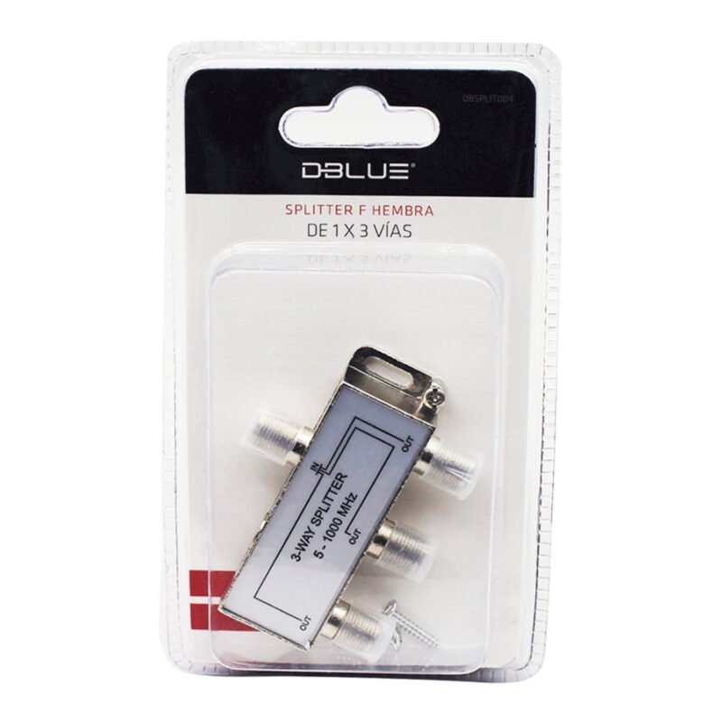 splitter coaxial television satelital 5 2400mhz 3 salidas — vista 2