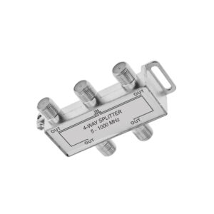 splitter coaxial television satelital 5 2400mhz 4 salidas