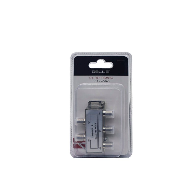 splitter coaxial television satelital 5 2400mhz 4 salidas — vista 2