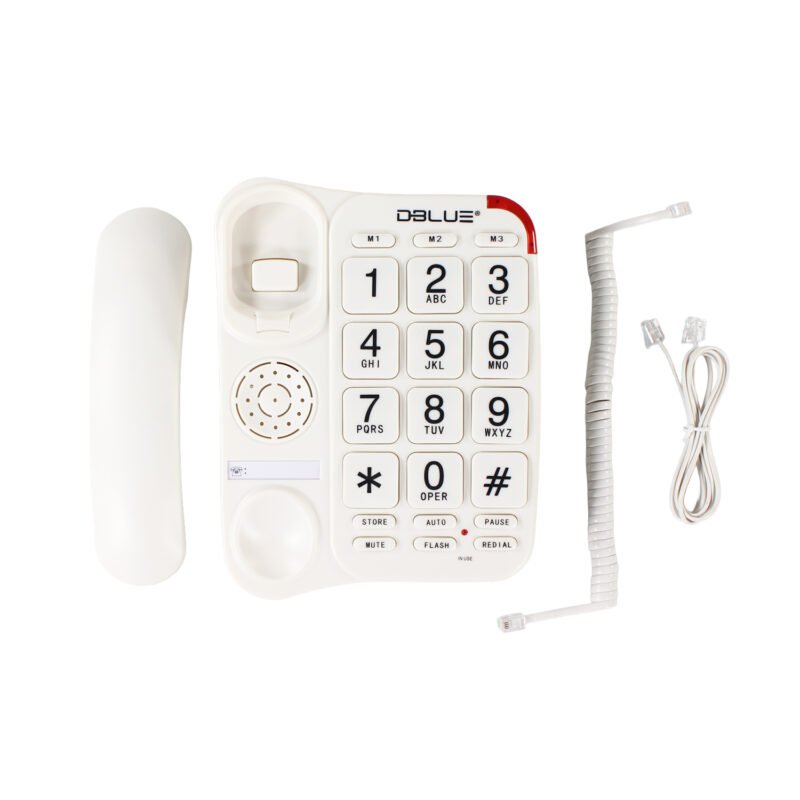 telefono dblue de sobremesa white — vista 2