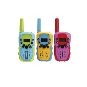 set 3 radio walkie talkie para niÑos con 22 canales