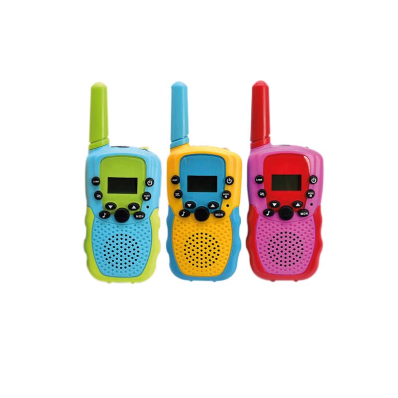 set 3 radio walkie talkie para niÑos con 22 canales