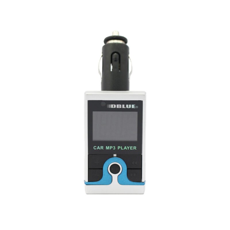 transmisor de frecuencia mp3/mp4/sd/usb/pantalla digital lcd silver — vista 3
