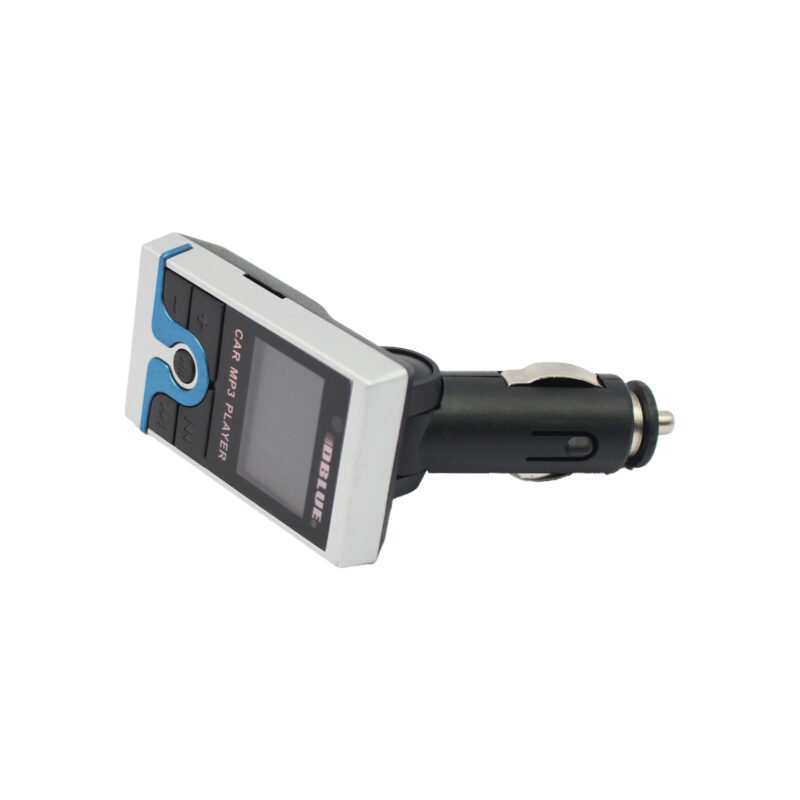 transmisor de frecuencia mp3/mp4/sd/usb/pantalla digital lcd silver