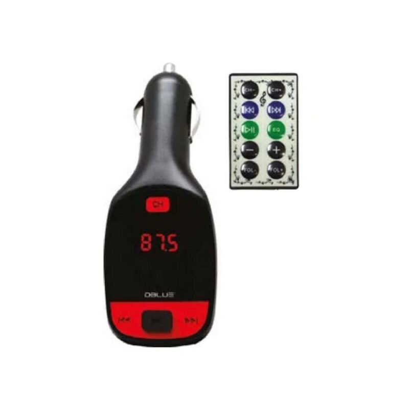 transmisor fm de mp3/sd/usb/ pantalla led black — vista 2