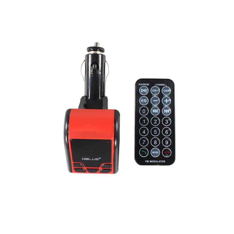 transmisor fm de mp3/sd/usb/bt pantalla led red — vista 2