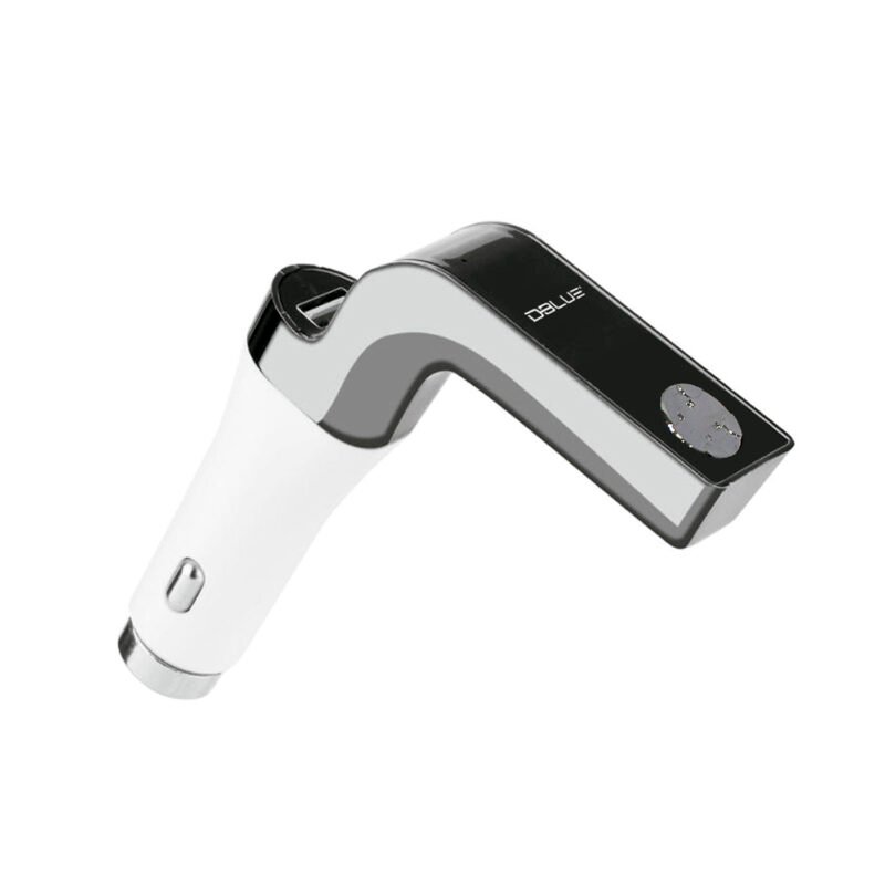transmisor dblue fm, manos libres, pantalla led, dual usb, tf card, formato mp3/wma, martillo seguridad. — vista 3