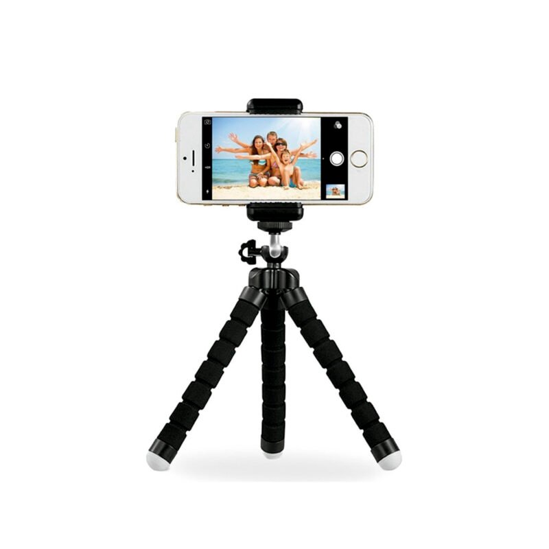 tripode flexible mini, metal y juntas flexibles, compatible camaras y telefonos de 5.5 8.5cm. — vista 2