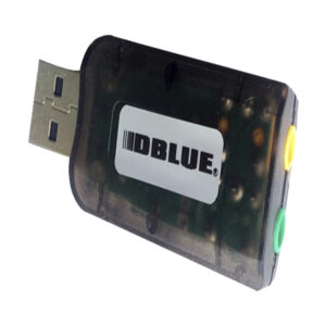 tarjeta de sonido usb dblue, sonido 3d, compatible usb 2.0, entrada jack 3.5mm. black