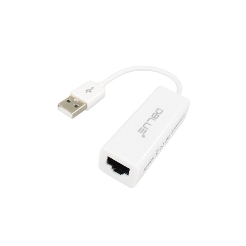 adaptador dblue usb a rj45, velocidad 100mbps, compatible windows xp 10 y mac os. — vista 2