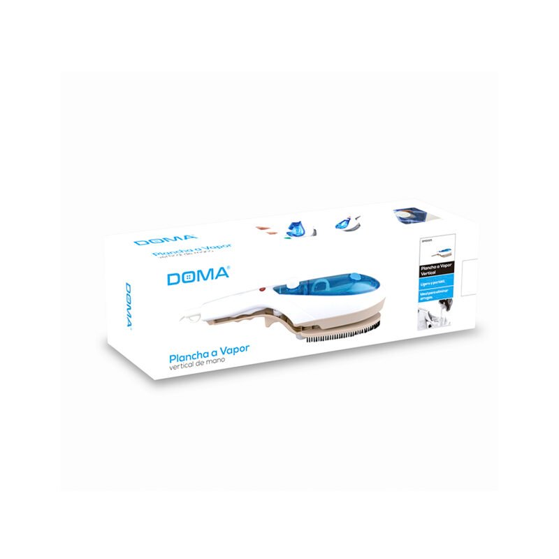 plancha a vapor doma de viaje, se calienta en segundos, 800w, carcasa plastica, cable 2m, enchufe europeo. — vista 3