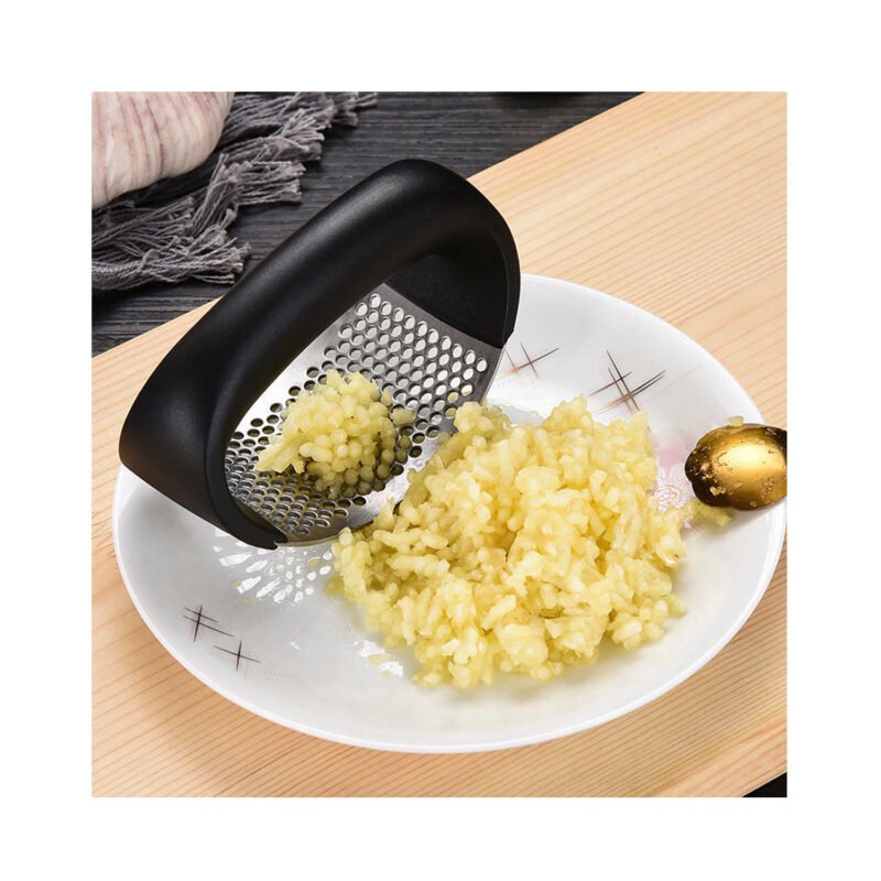 moledor de ajo doma y otros productos, acero inoxidable, diseÑo curvo y ergonomico. — vista 3