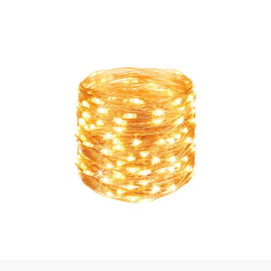 guirnalda doma luz decorativa solar, 8 modos, 1200ma, resistente al agua, para interior y exterior.