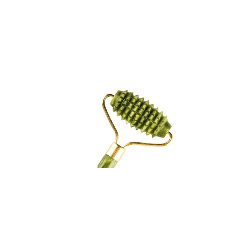 rodillo doma de masaje jade 2 piezas, estimula colageno, reduce hinchazon y arrugas, alivio de dolores. — vista 3