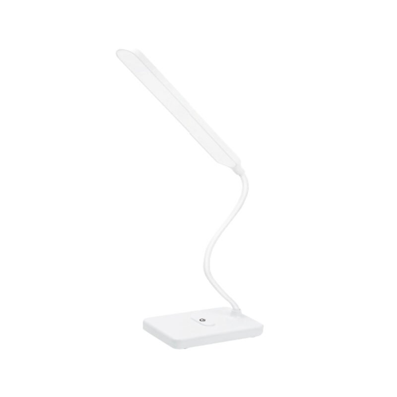 lampara doma de litio, control tactil 3 modos, cambio de color, brazo flexible, carga usb.