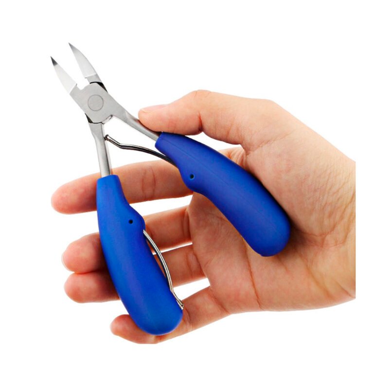 kit doma de podologia inoxidable, herramienta para cuticulas, bordes afilados, mango antideslizante. — vista 2