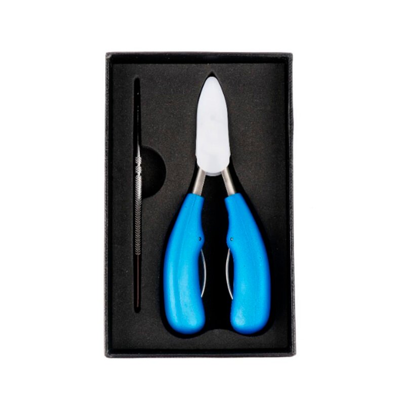 kit doma de podologia inoxidable, herramienta para cuticulas, bordes afilados, mango antideslizante. — vista 3