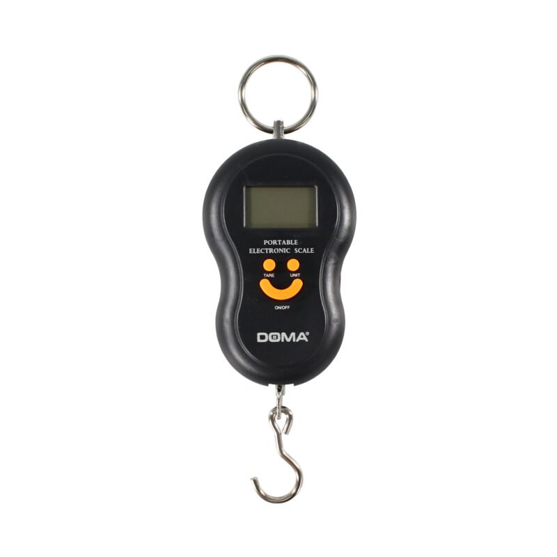 pesa digital doma, capacidad 50 kg, diseÑo compacto, pantalla lcd con luz de fondo, funcion tara, 4 unidades seleccionables.