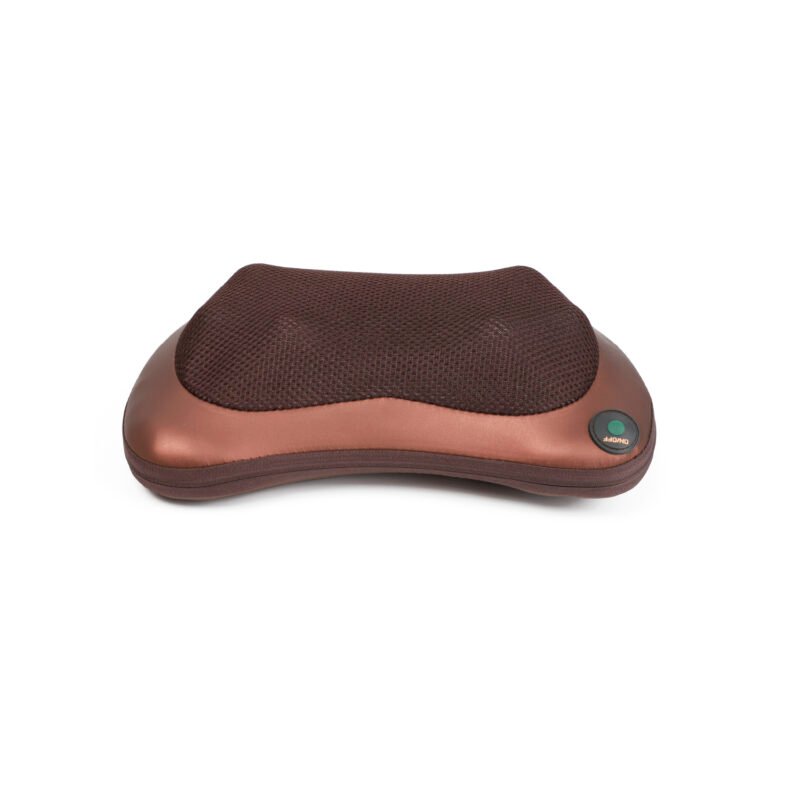 almohada doma masajedora, 4 cabezales, terapia magnetica, regulacion de velocidad, 12v para auto.