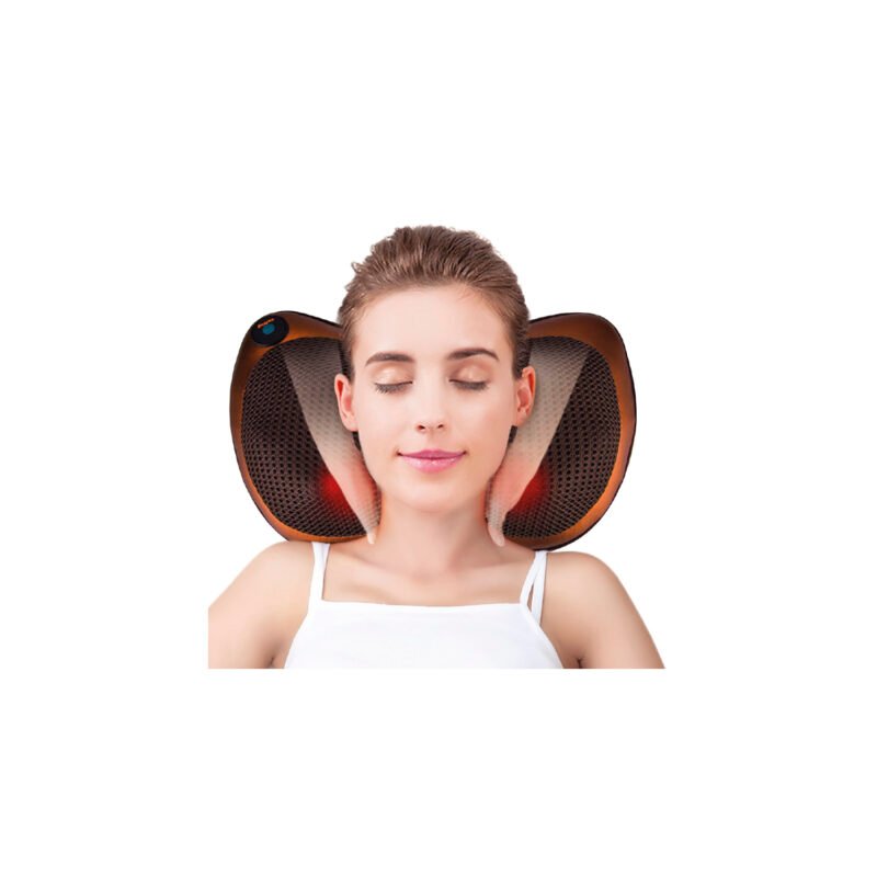 almohada doma masajedora, 4 cabezales, terapia magnetica, regulacion de velocidad, 12v para auto. — vista 2