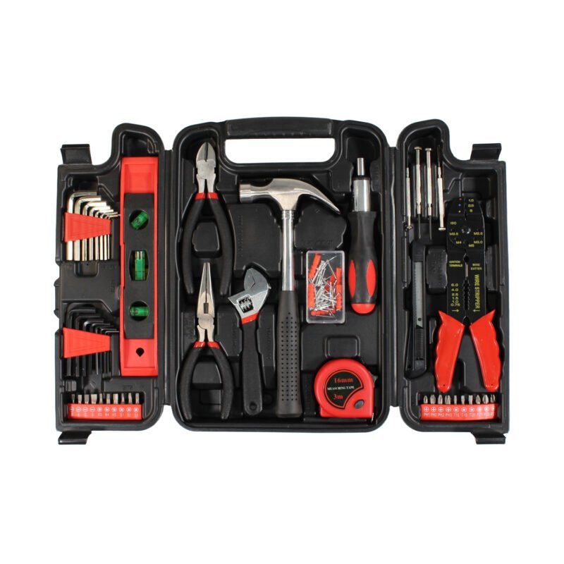 set de herramientas doma, 129 piezas, con maletin, para tareas manuales, acero cromado de alta calidad. — vista 4