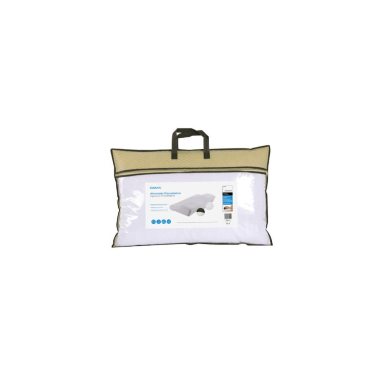 almohada doma viscoelastica, ergonomica, hipoalergenica, corrige postura, previene dolor cervical. 50cm — vista 6