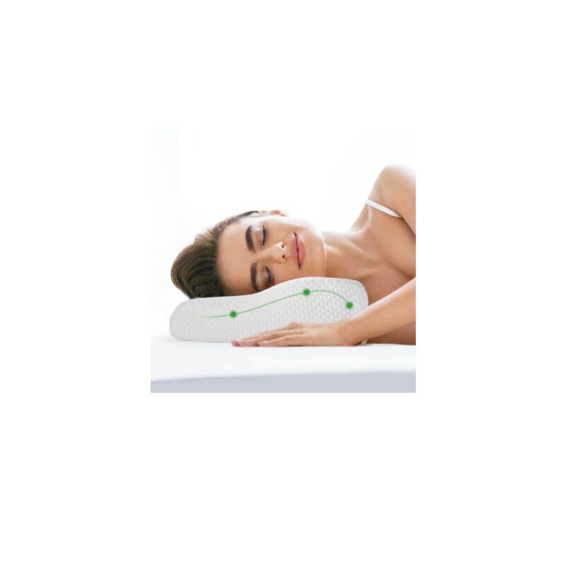 almohada doma viscoelastica, ergonomica, hipoalergenica, corrige postura, previene dolor cervical, 62 cms. — vista 3