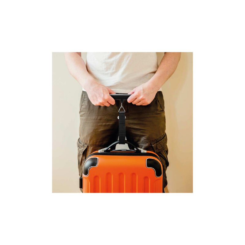 pesa digital doma para equipaje, capacidad 50kg, lcd, acero inoxidable, con indicador de temperatura. — vista 3