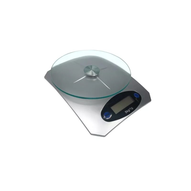 pesa digital doma de cocina, hasta 5kg, pantalla lcd, compacta y facil de usar. — vista 3