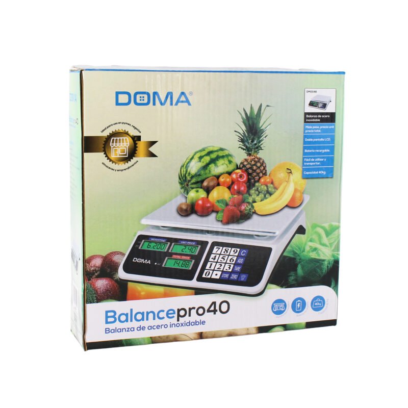 bascula digital de 40 kg recargable — vista 3
